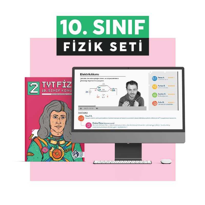 10. Sınıf Fizik Seti Ertan Sinan Şahin Yayınları