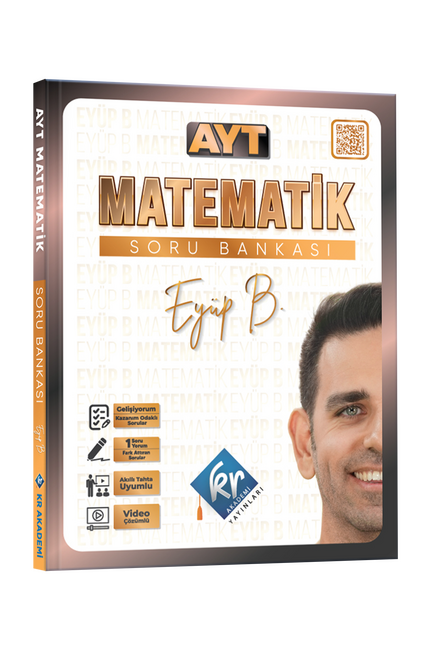 Eyüp B. AYT Matematik Soru Bankası KR Akademi Yayınları - Thumbnail