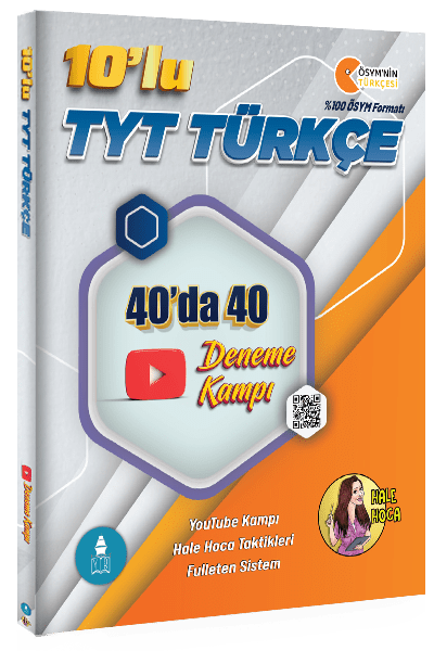Gezgin Türkçe Hale Hoca 10'lu TYT Türkçe 40'ta 40 Deneme Kampı