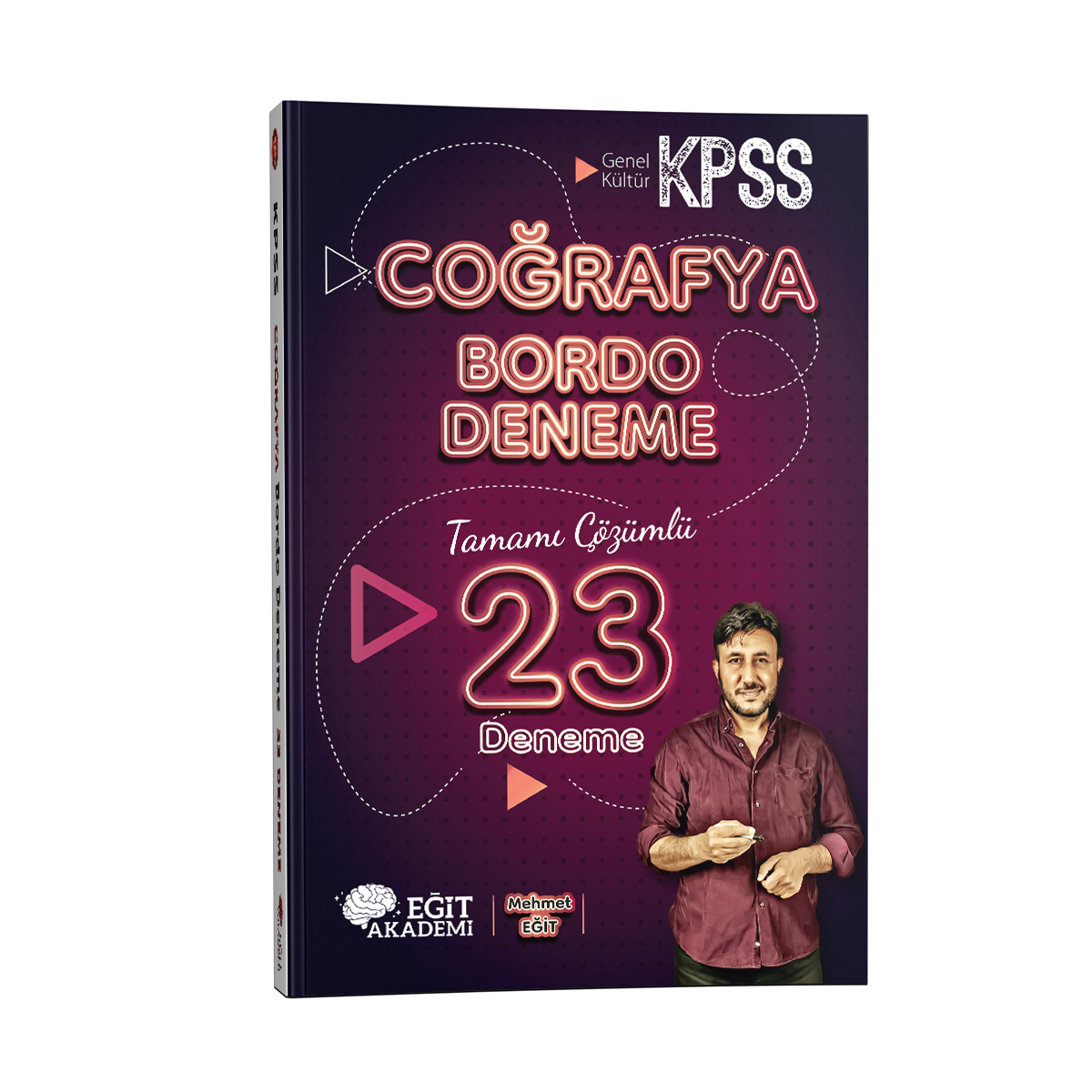 KPSS Coğrafya Tamamı Çözümlü 23 Bordo Deneme Sınavı Mehmet Eğit