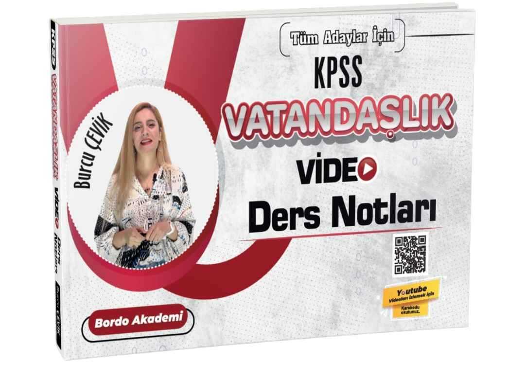 KPSS Vatandaşlık Video Ders Notları Burcu Çevik