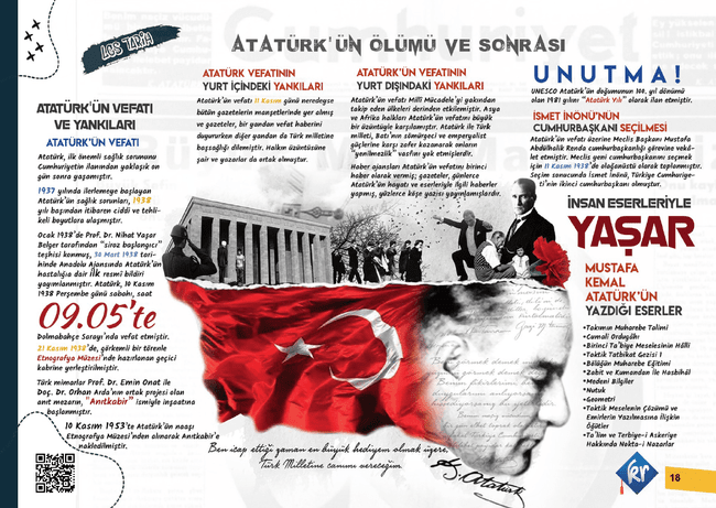 LGS İnkılap Tarihi ve Atatürkçülük Din Kültürü ve Ahlak Bilgisi Poster Notları