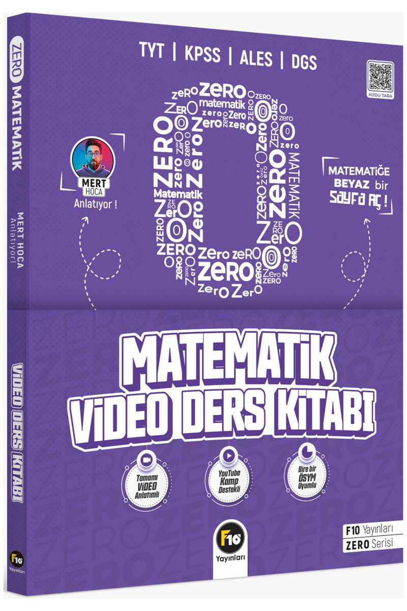 Mert Hoca Zero Serisi Matematik Video Ders Kitabı F10 Yayınları
